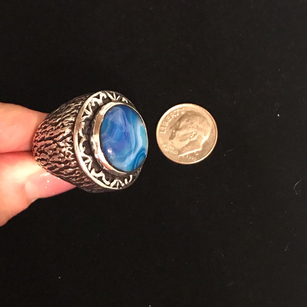 Botswana Agate Ring - Picture 3 of 4